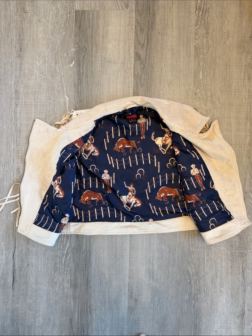 Fringe Cropped Suede Western Embroidered Vest - Picture 4 of 9